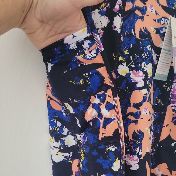 NWT POP Fit Multicolor Leggings Size M - Picture 4 of 11